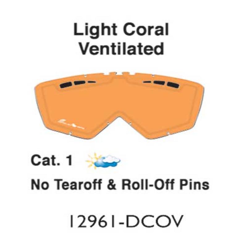 Ariete Lens Double Vented: Light-Coral (No Pins)