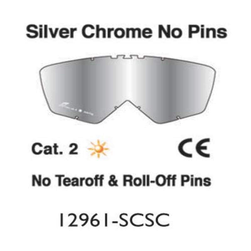 Ariete Lens Single Lexan Silver Chrome (No Pins)