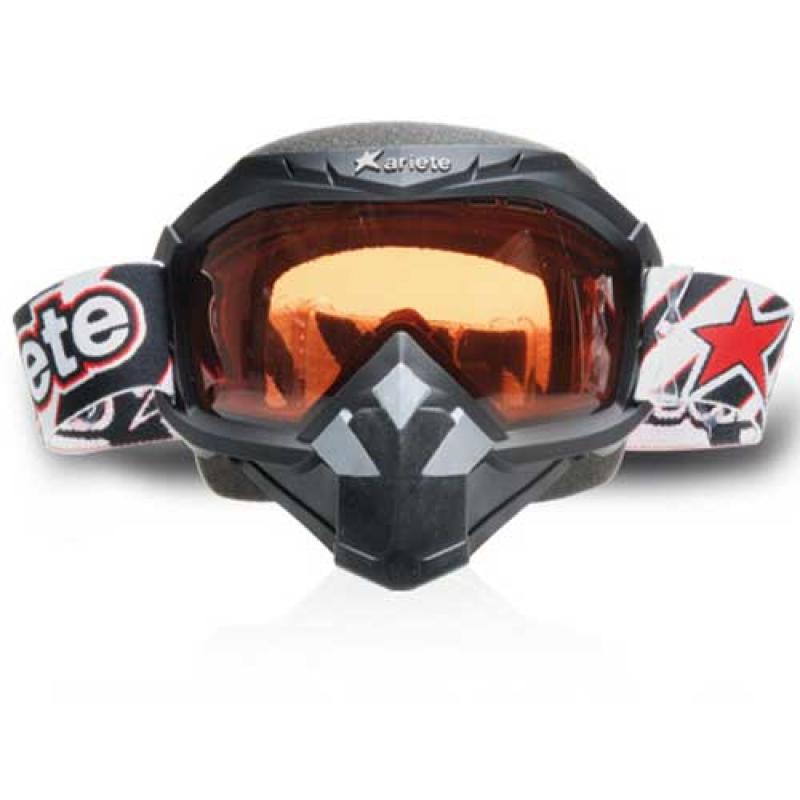 Ariete Snowmobile Goggles with Half Mask