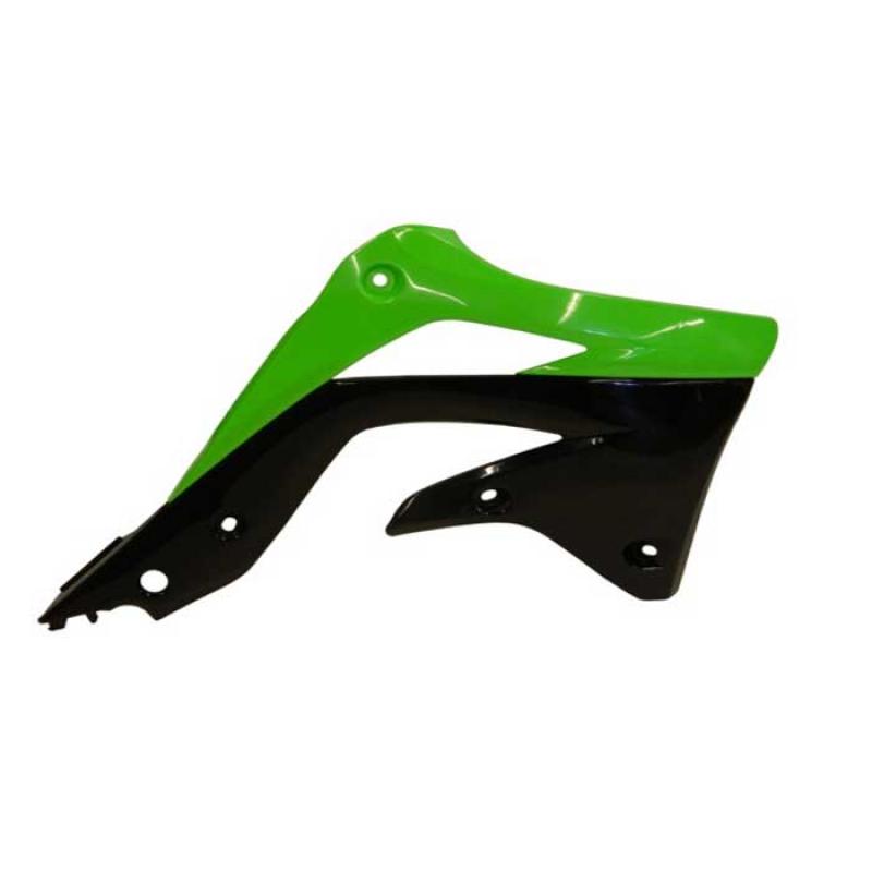 Acerbis Radiator Shrouds Kawasaki KX450F (12-15) OEM Green/Black