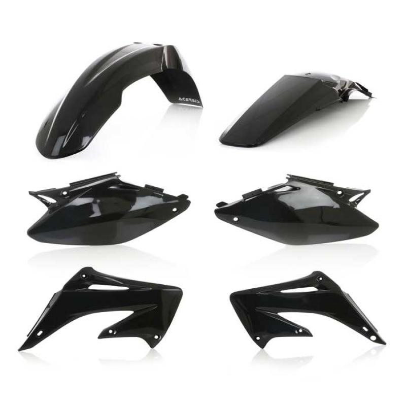 Acerbis Plastic Kit Honda CR125/250 (04-07) Black SPECIAL ORDER