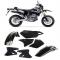 Acerbis Plastic Kit Suzuki DRZ 400E/S Black