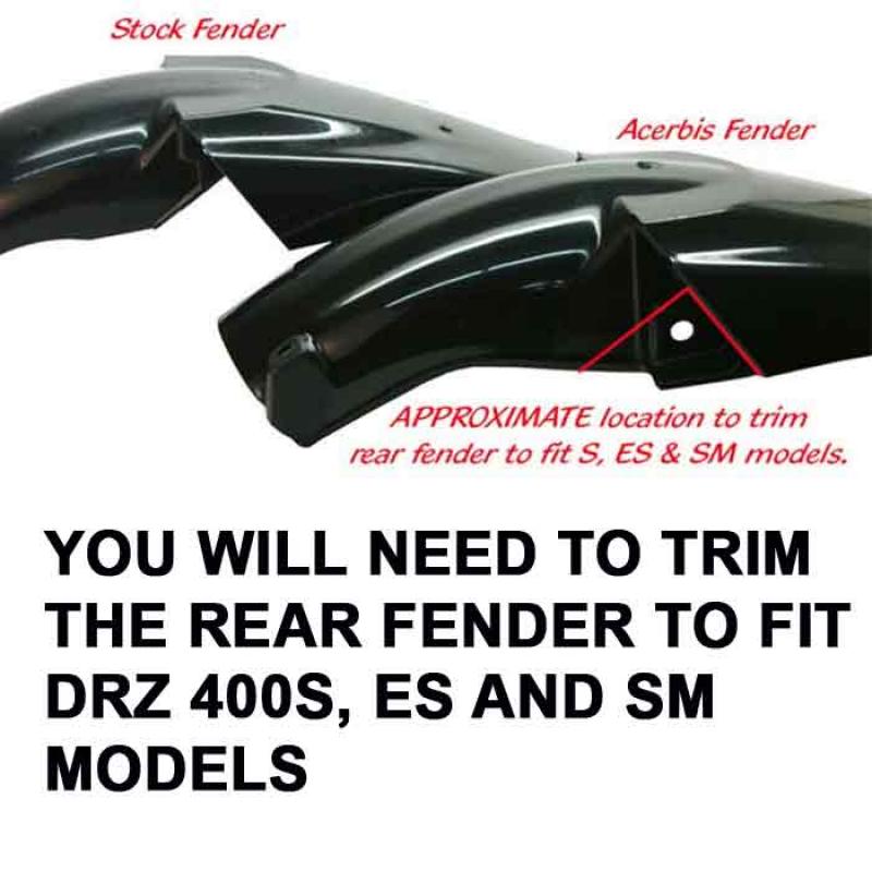 suzuki drz400sm fender eliminator kit