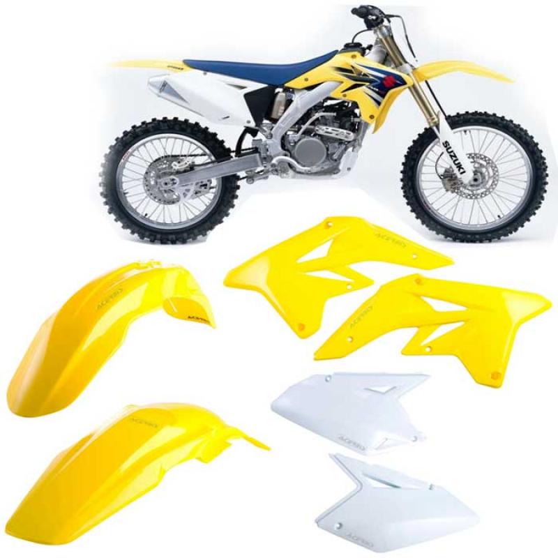 Kit Carrozzeria Acerbis Originale Per Suzuki RMZ 250 2010-2016 - Parafanghi E Plastiche Complete