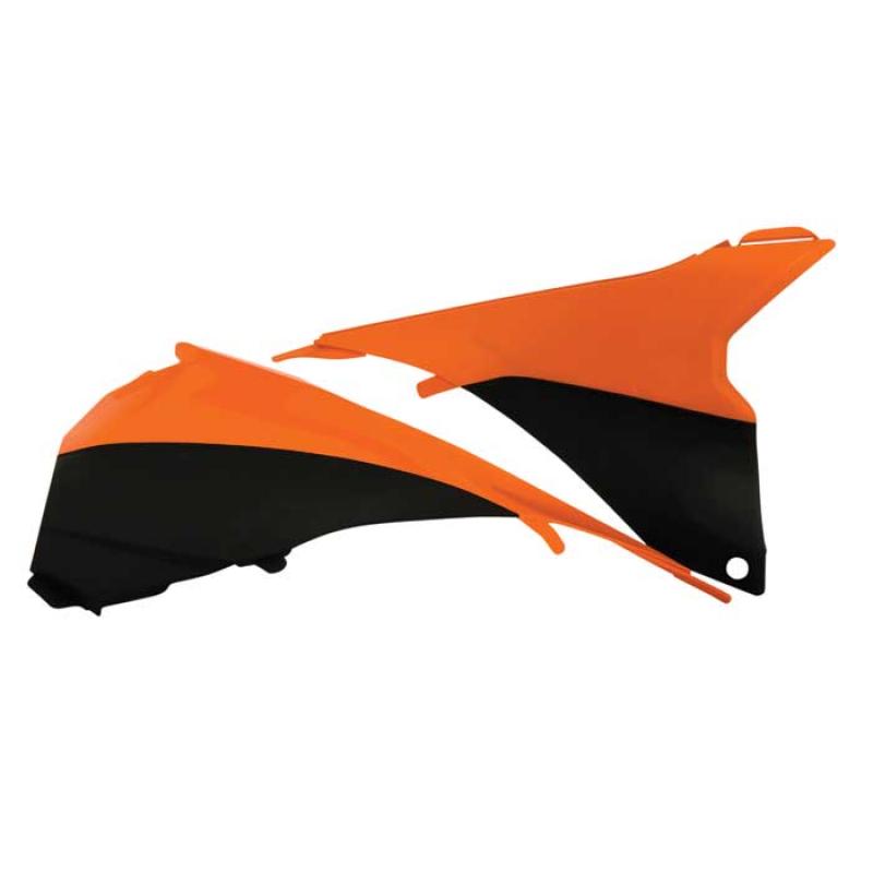 Acerbis Air Box Covers KTM SX125/150 (13-15) SX/XC250 (13-16) SXF/XCF (13-15)  Orange/Black