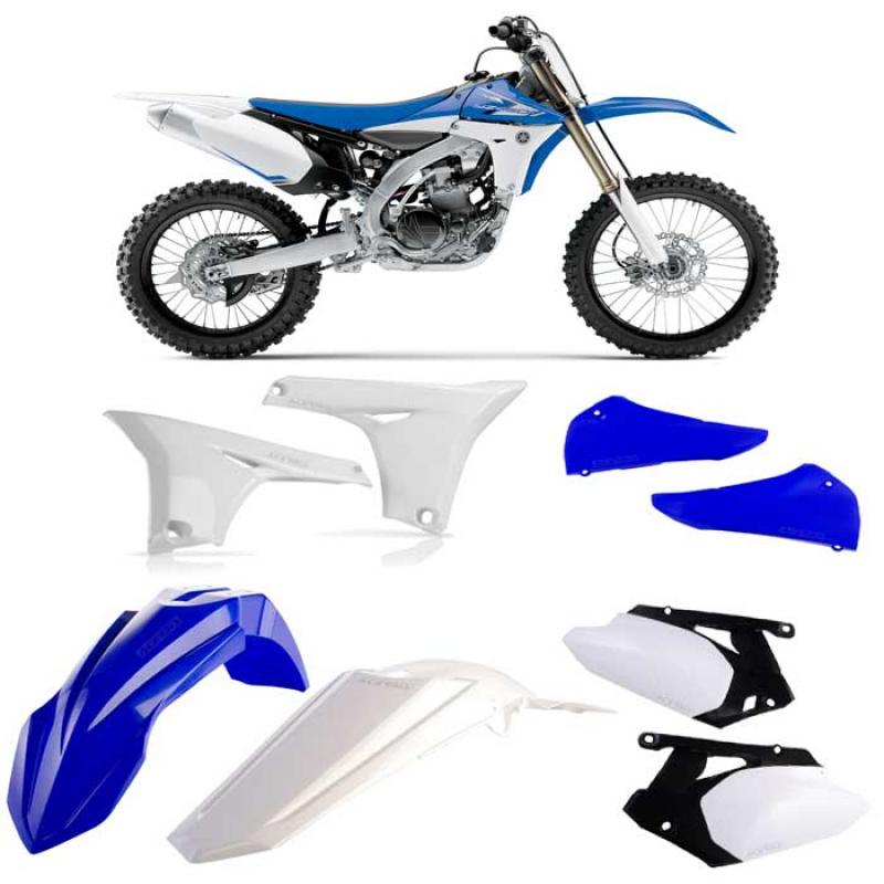 Acerbis Plastic Kit Yamaha YZ 450F (2010-2013) Blue 13