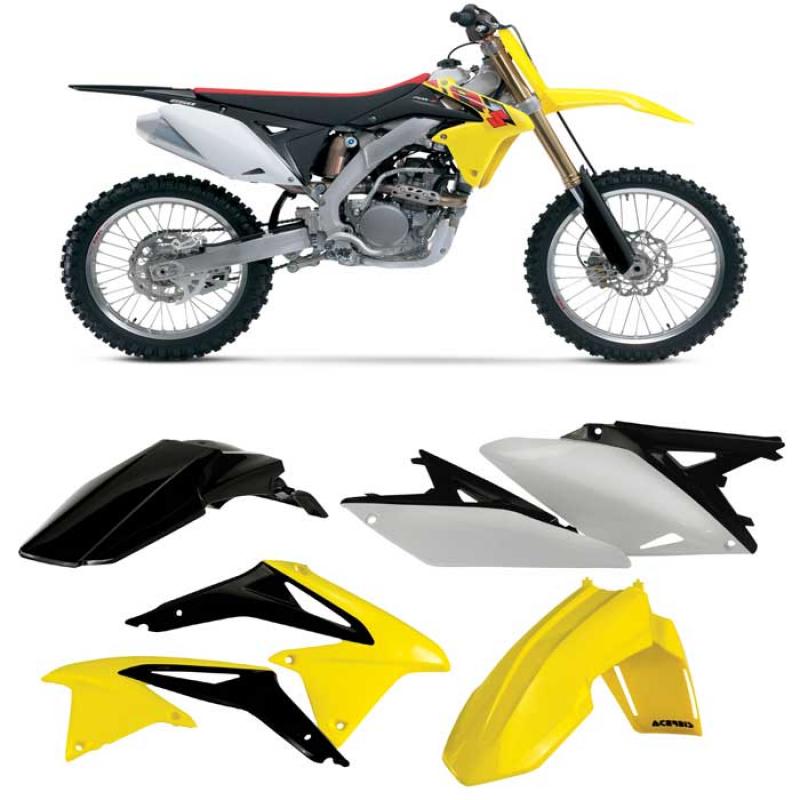 Acerbis Plastic Kit Suzuki RMZ250 (10-18) Original 13