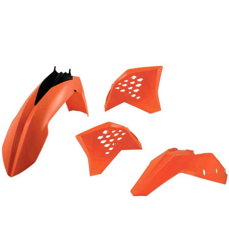 Acerbis Plastic Kit KTM EXC 450/530-XC-W 200-530 (08-11) KTM Orange