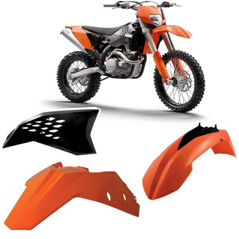 Acerbis Plastic Kit KTM EXC 450/530 / XC-W 200 to 530 (08-11) Original 10