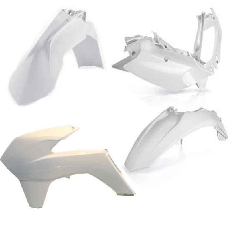 Acerbis Plastic Kit KTM EXC/EXC-F/XCF-W/XC-W (14-16) White
