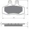 Goldfren Sintered Rear Brake Pads 026