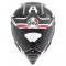  AX-8 Dual Evo GT white/gunmetal/red - front view