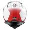 AX-8 Dual Evo GT white/gunmetal/red - back view