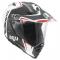 AGV AX-8 DUAL EVO GT Helmet White/Gunmetal/Red