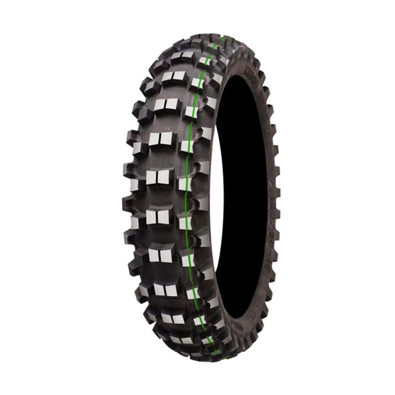 Mitas C-18 EAGLE Green Stripe Rear: 110/90-19 64R TT SUPER Light