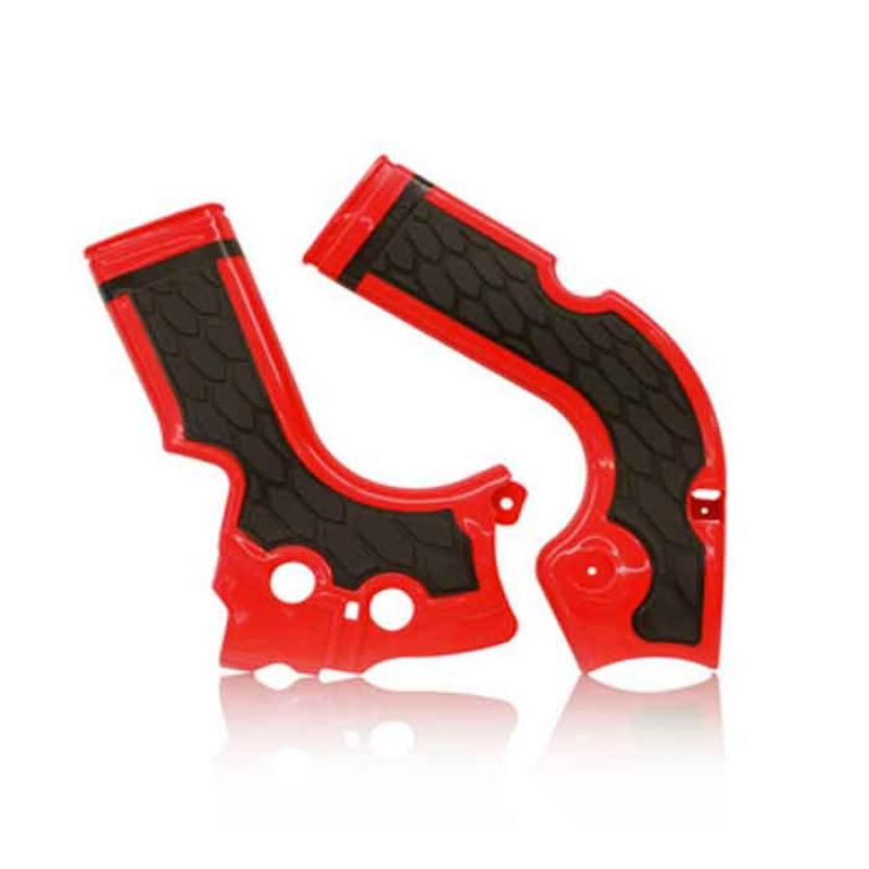 Acerbis X-Grip Frame Protector Honda CRF250R (14-17) 450R (13-16) Red/Black