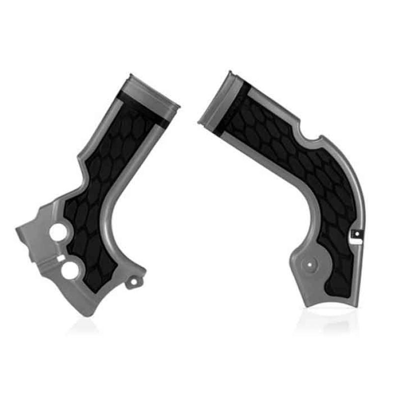 Acerbis X-Grip Frame Protector Honda CRF250R (14-17) 450R (13-16) Silver/Black