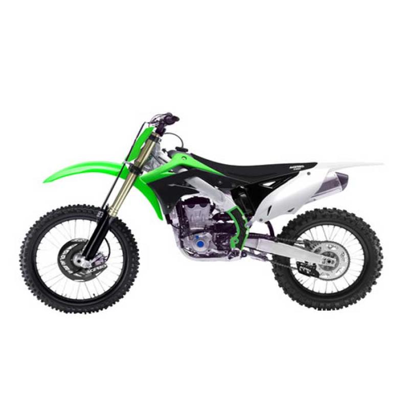 Acerbis XGrip Frame Guards Kawasaki KX450F in Green MX1 Canada