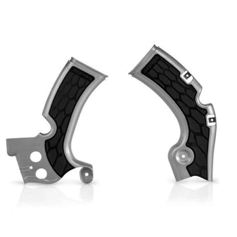 Acerbis X-Grip Frame Protector Kawasaki KX450F (09-Current) Silver/Black