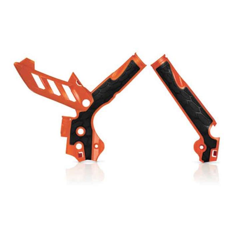 Acerbis X-Grip Frame Protector KTM SX/XC/SX-F/XC-F/EXC/XC-W/XCF-W (11-16) Orange/Black