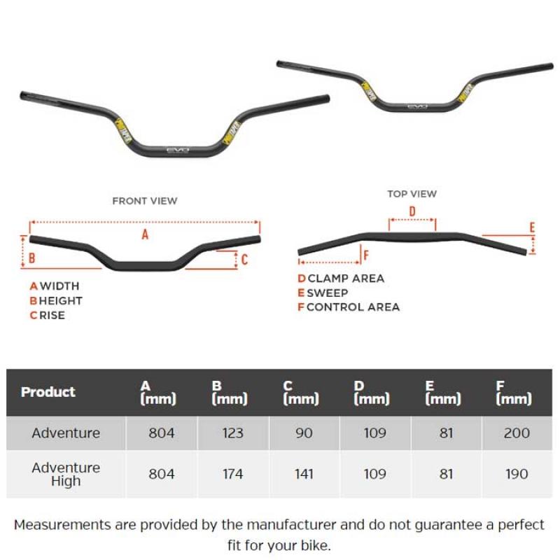 Pro Taper EVO Adventure Handlebars 1-1/8