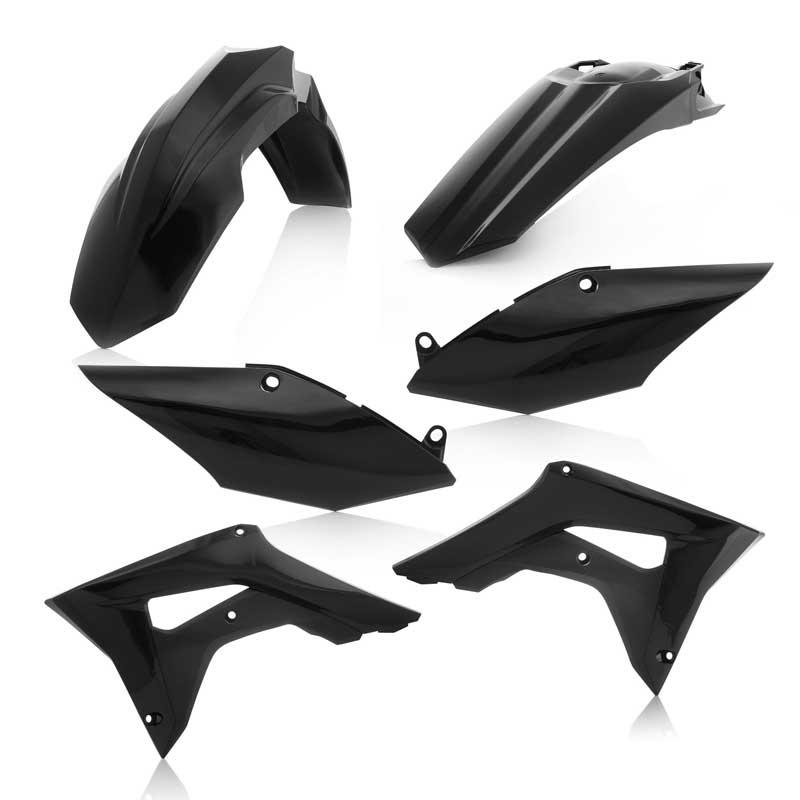 Acerbis Plastic Kit Honda CRF250R:18-21, CRF450R:17-20 Black