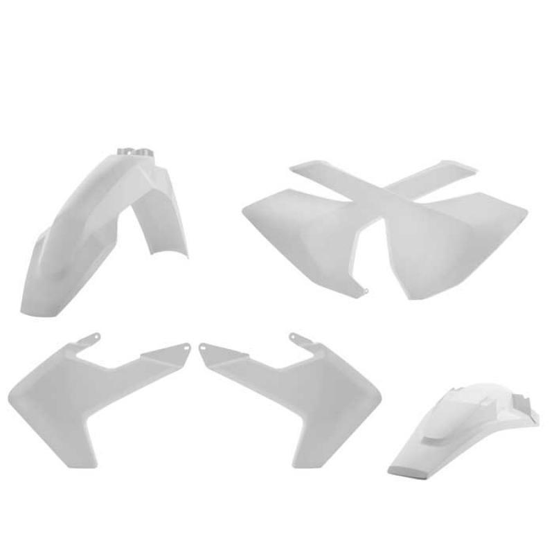 Acerbis Plastic Kit Husqvarna TE150/250/300, FE250/350/450/501:17-19, TE250i:18-19, TE300i:19 White