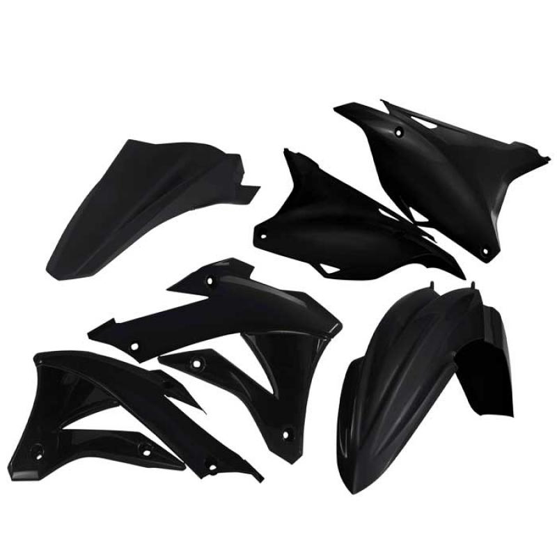 Acerbis Plastic Kit Kawasaki KX85/100 (2014-2021) Black