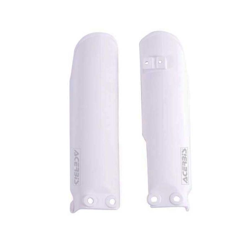 Acerbis Lower Fork Cover Set KTM SX65 (09-Curr) White 