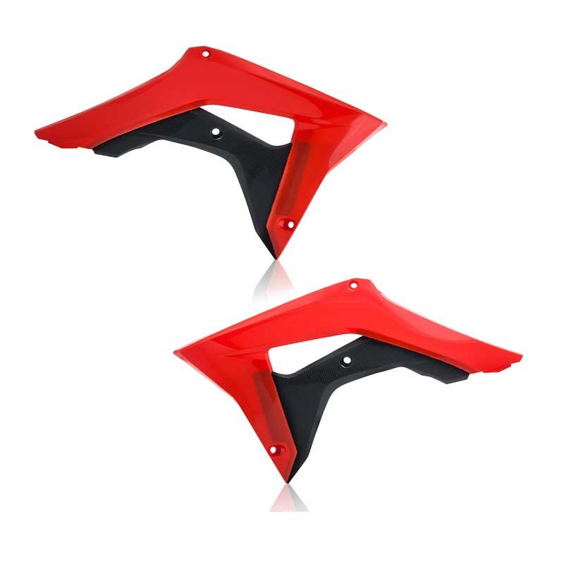 Acerbis Radiator Shroud Honda CRF250R:18-20, CRF450R:17-20 Red/Black