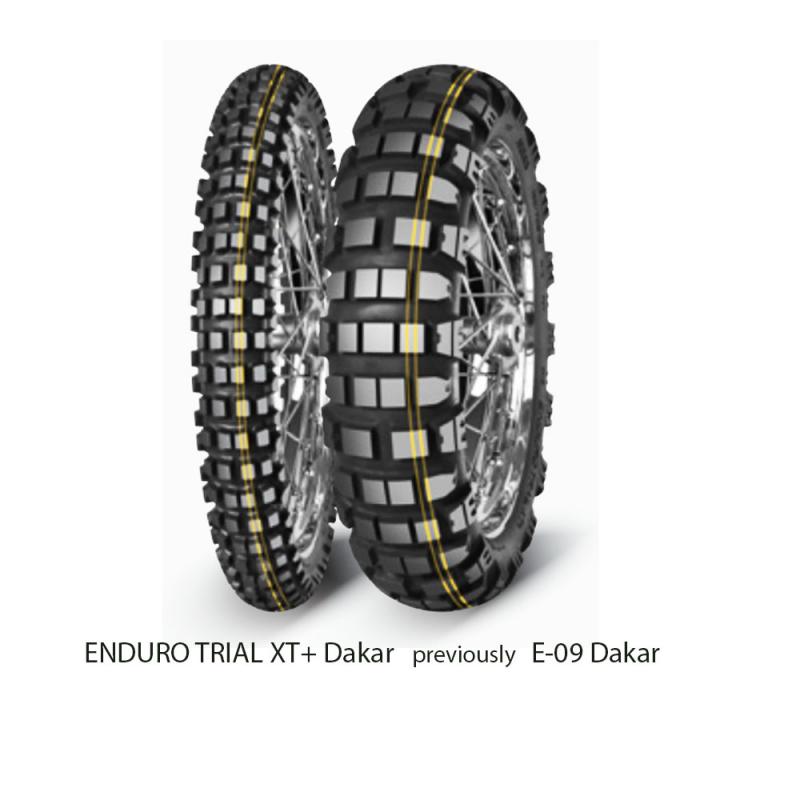 Mitas Enduro Trail XT+ DBL Yellow Stripe: Dakar Rear: 130/80-18 72R TL/TT