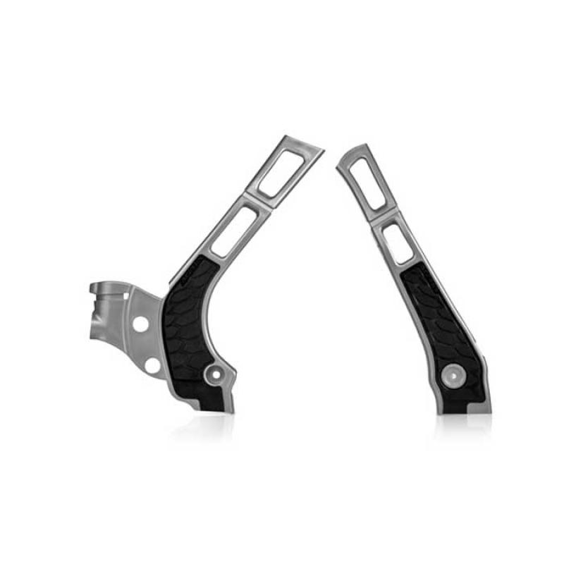 Acerbis XGrip Frame Guards Yamaha YZ 125/250 (0517) Silver/Black MX1 Canada