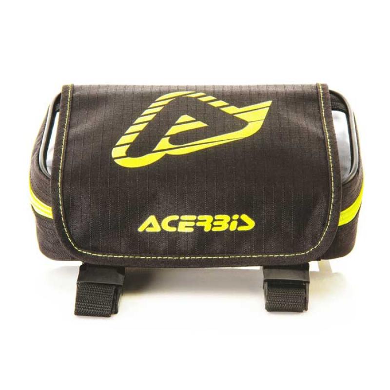 Acerbis Rear Fender Tool Bag Black/Flo-Yellow 