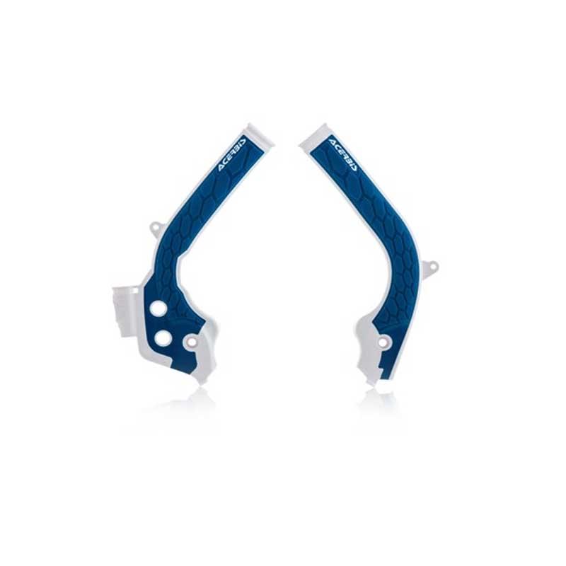 Acerbis X-Grip Frame Protector Husqvarna FC/FE/TC/TE/TX (2016-2019) White/Blue