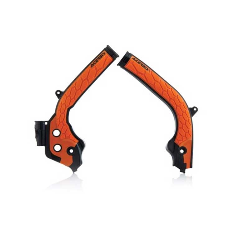 Acerbis X-Grip Frame Protector KTM EXC/EXC-F/SX/SX-F/XC-W (2017-2019) Black/16 Orange