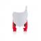 Acerbis Raptor Honda number plate - White/Red