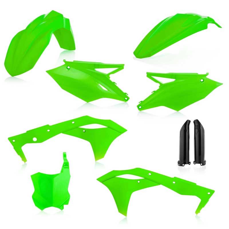 Acerbis FULL Plastic Kit Kawasaki KX250F:18, KX250:19-20 Flo-Green