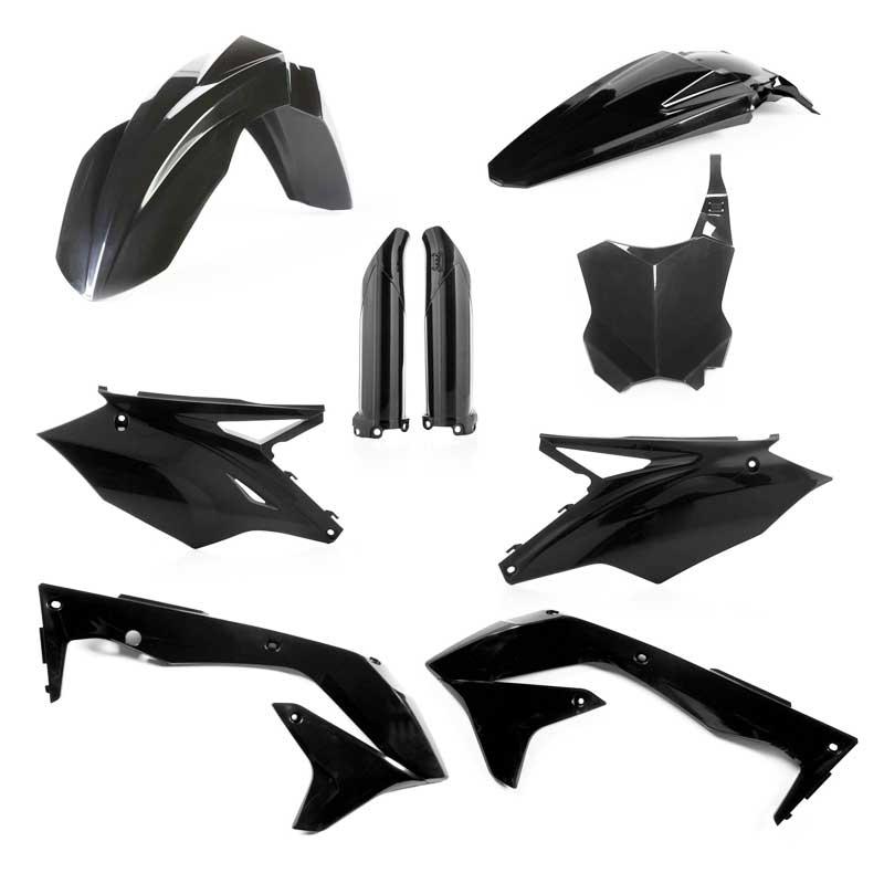 Acerbis Full Plastic Kit Kawasaki KX450F (2018) Black