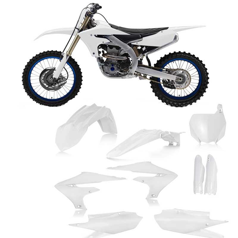 Acerbis FULL Plastic Kit Yamaha YZ250F:19-20, YZ250FX:20, YZ450F:18-20, YZ450FX:19-20 White