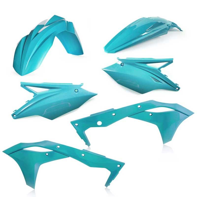 Acerbis Plastic Kit Kawasaki KX250F:18, KX250:19-20 Teal