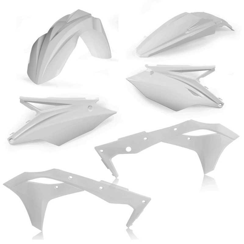 Acerbis Plastic Kit Kawasaki KX250F:18, KX250:19-20 White