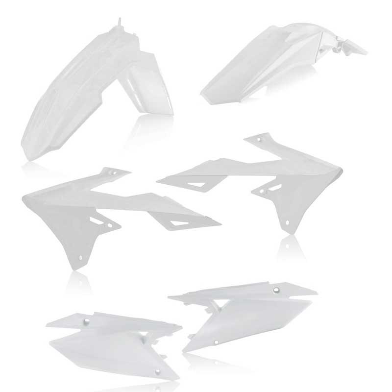 Acerbis Plastic Kit Suzuki RMZ250:19-20, RMZ450:18-20 White