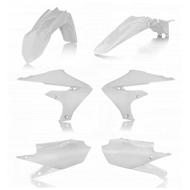 Acerbis Plastic Kit Yamaha YZ250F:19-20, YZ250FX:20, YZ450F:18-20, YZ450FX:19-20, WR250F:20, WR450F:19-20 White