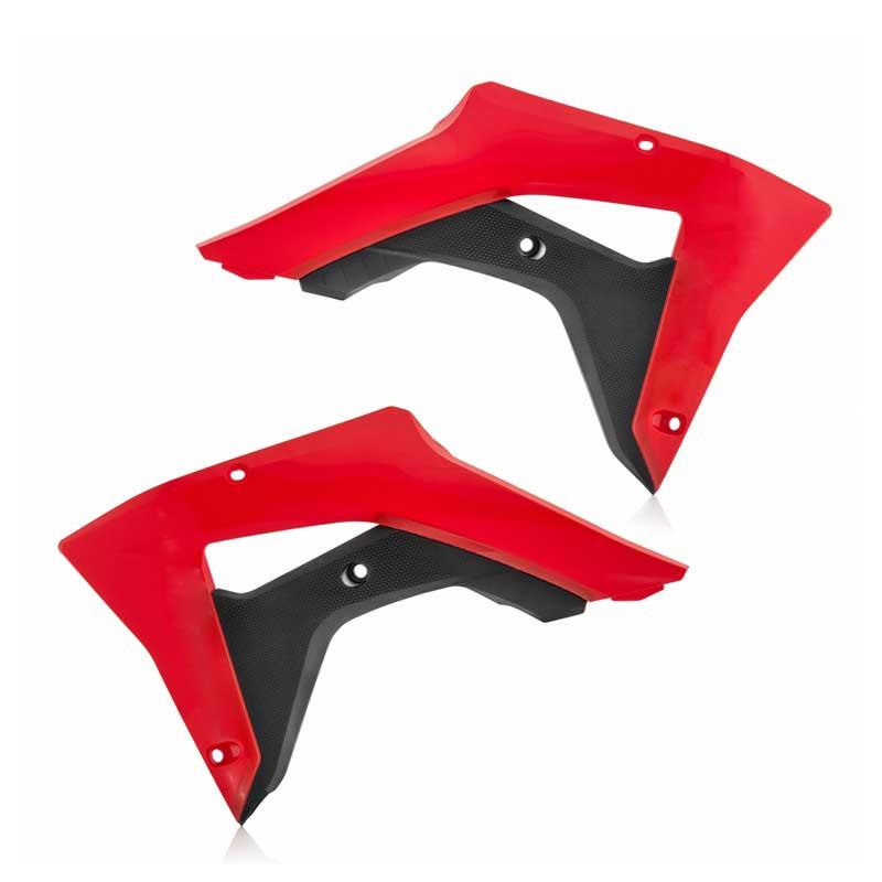 Acerbis Radiator Shroud Honda CRF250RX:19-20, CRF450L:19-20, CRF450RX:17-20, CRF450X:19-20 Red/Black