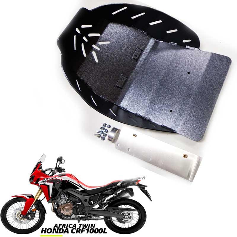 Flatland Skid Plate Honda CRF1000L African Twin (16-19) BLACK