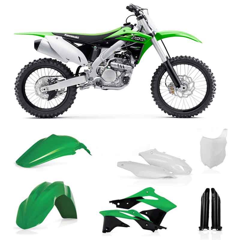 Acerbis Full Plastic Kit Kawasaki KX250F (13-16) Original 16