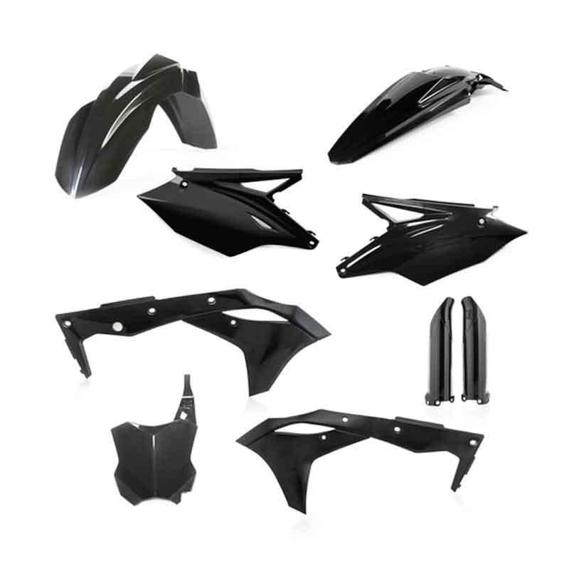 Acerbis FULL Plastic Kit Kawasaki KX250F:18, KX250:19-20 Black