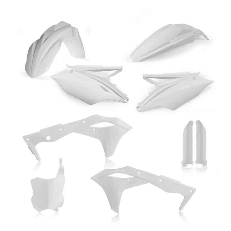 Acerbis FULL Plastic Kit Kawasaki KX250F:18, KX250:19-20 White