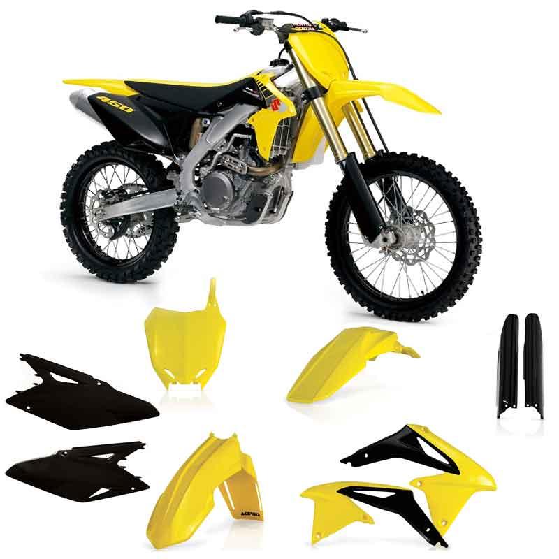 Acerbis Full Plastic Kit Suzuki RMZ450 (08-17) Original 17