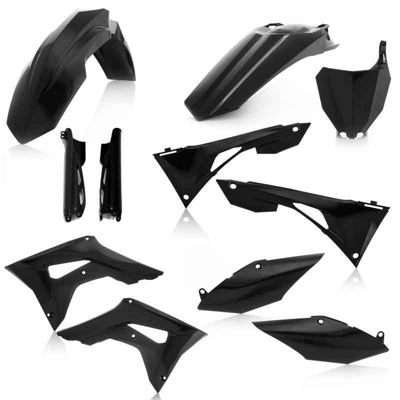 Acerbis FULL Plastic Kit Honda CRF250R/450R:19-20 Black